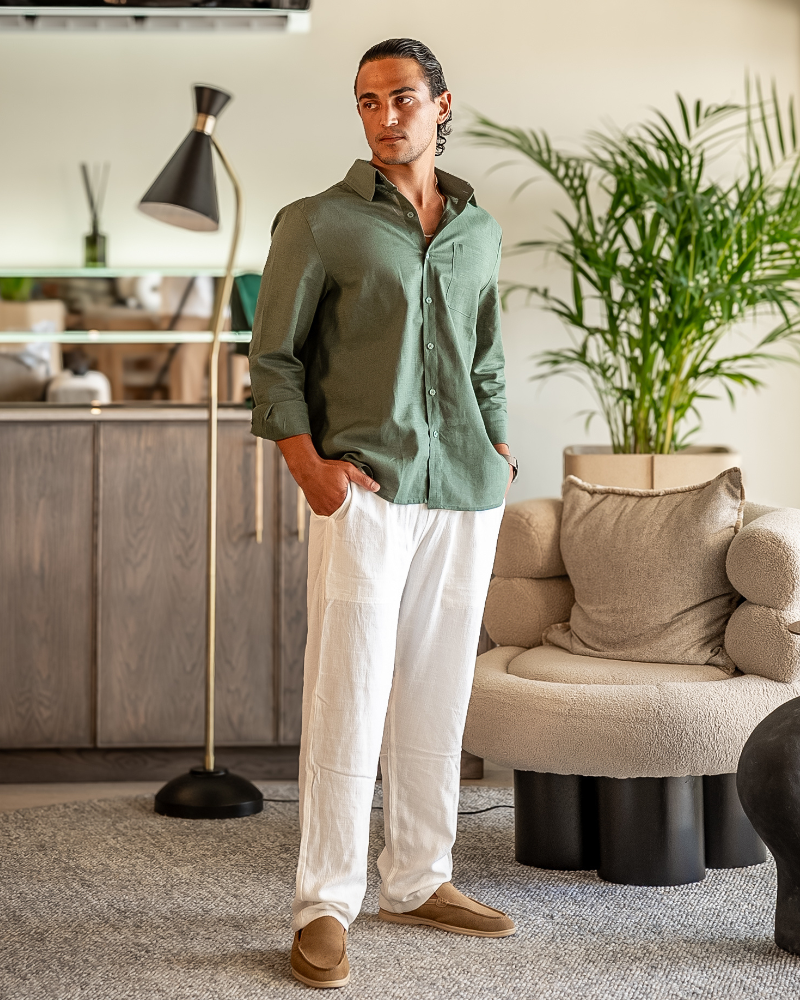 Old Money Linen Combo (Longsleeve)