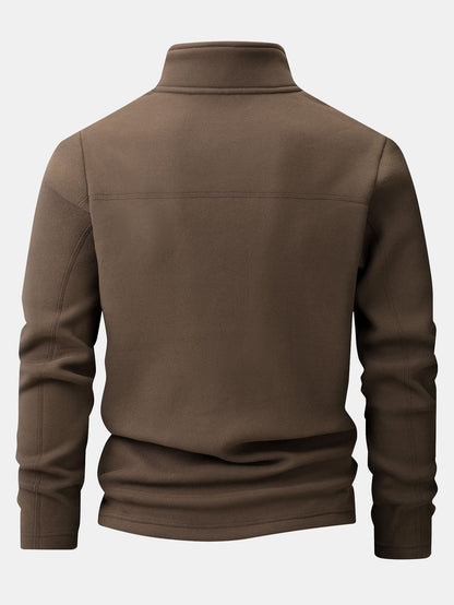 Quarter-Zip Fleece Sweatshirt & Polar Fleece Straight Leg Pants