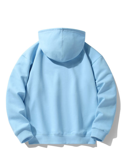 Paris Print Cotton Blend Hoodie & Jogger Pants
